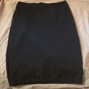 Philosophy Black Pencil Skirt with zipper down the back
